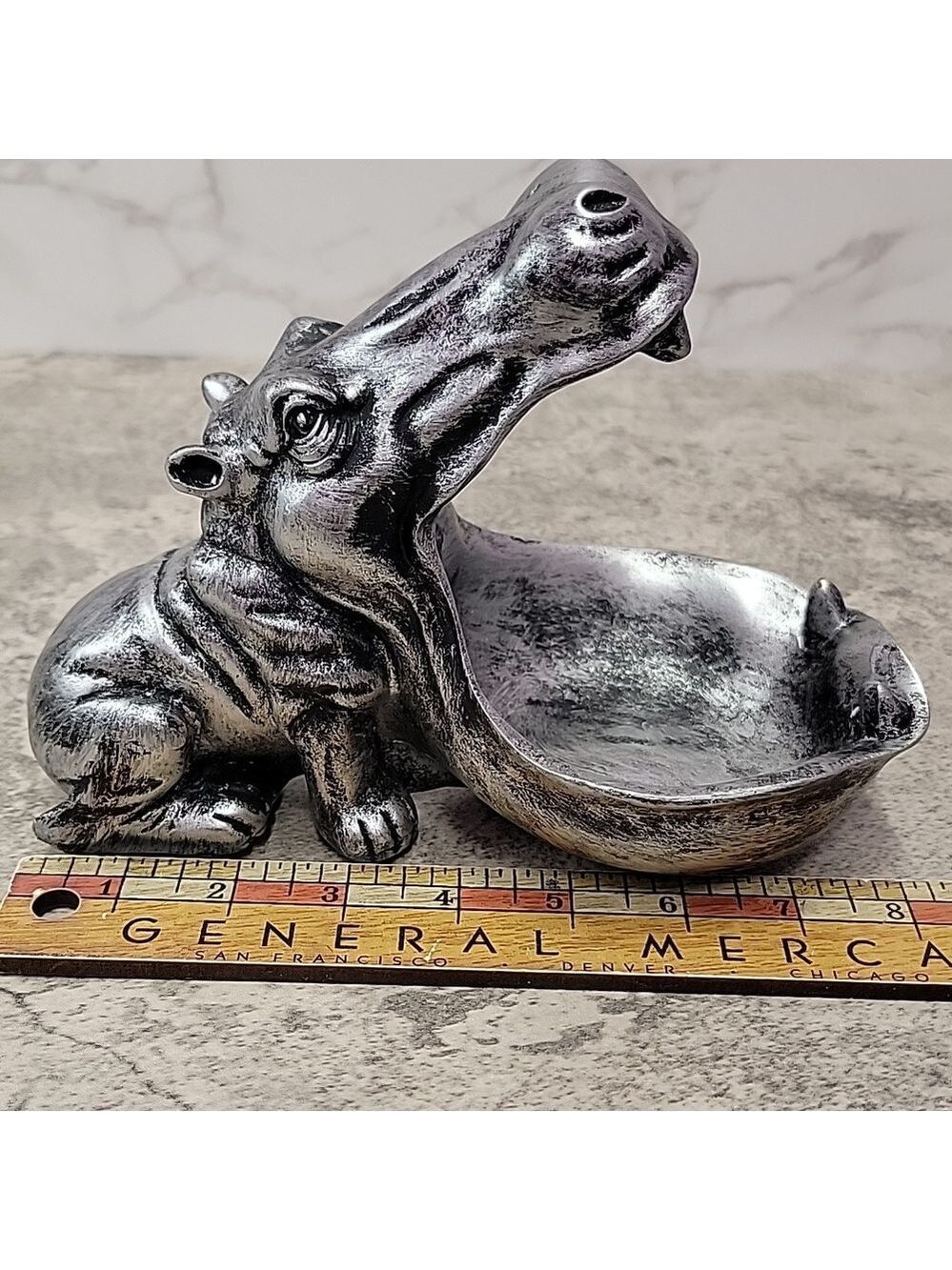 Whimsical Hippo (Hippopotamus) Candy Dish – Fun & Functional Catchall - Picture 7 of 9